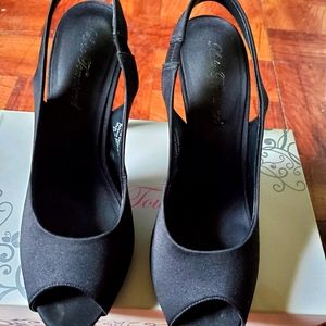 Lulu Townsend Nightout Satin Platform heels